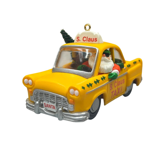 1990 S. Claus Taxi Hallmark Ornament (Vehicle) QX4686