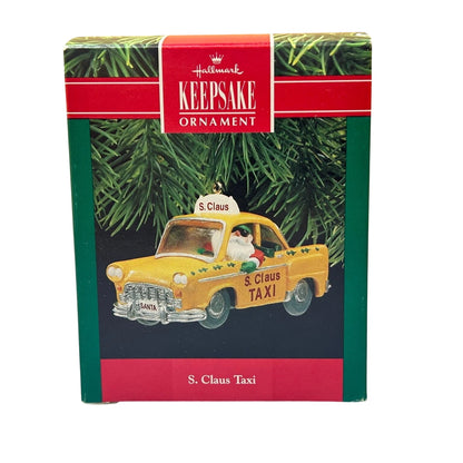 1990 S. Claus Taxi Hallmark Ornament (Vehicle) QX4686