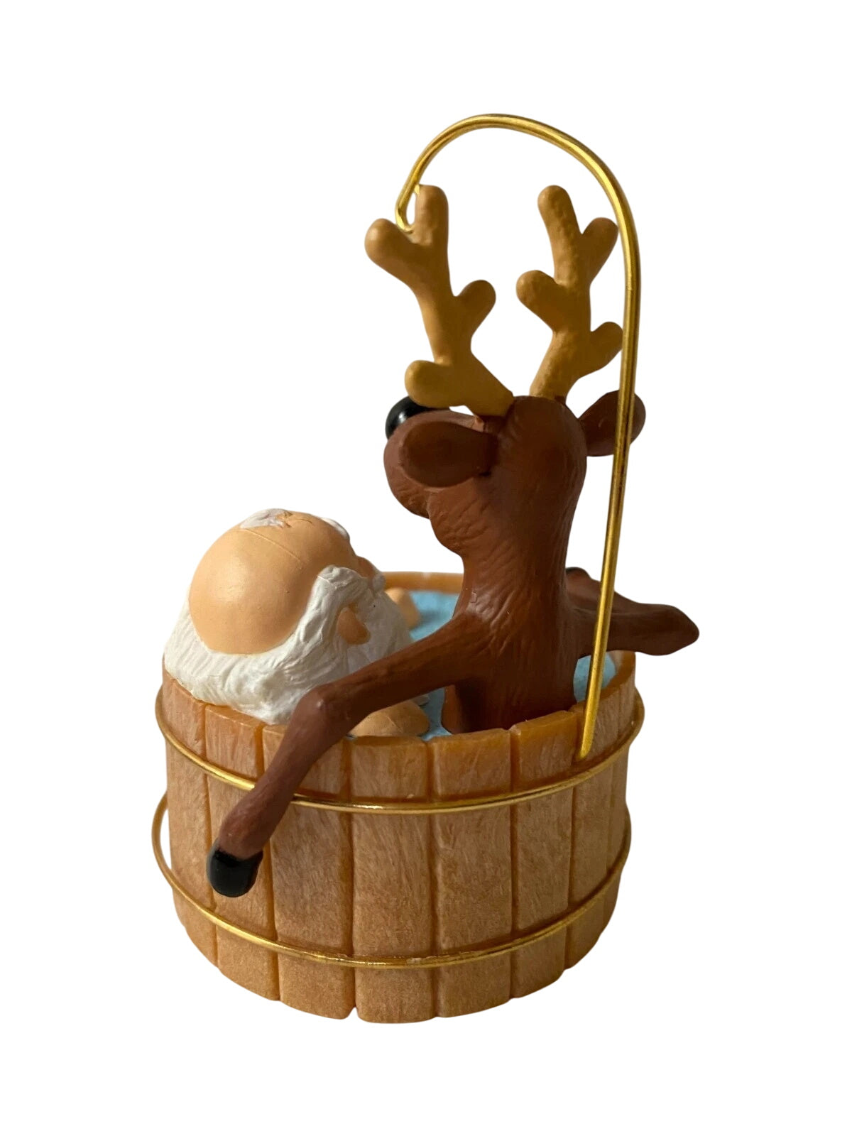 1986 Santa's Hot Tub Hallmark Ornament (Santa's Hot Tub) QX4263