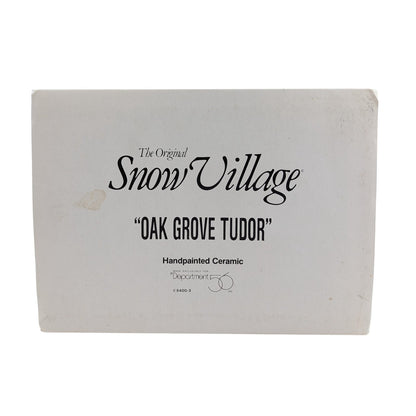 Vintage Oak Grove Tudor - The Original Snow Village (Department 56) 1278410