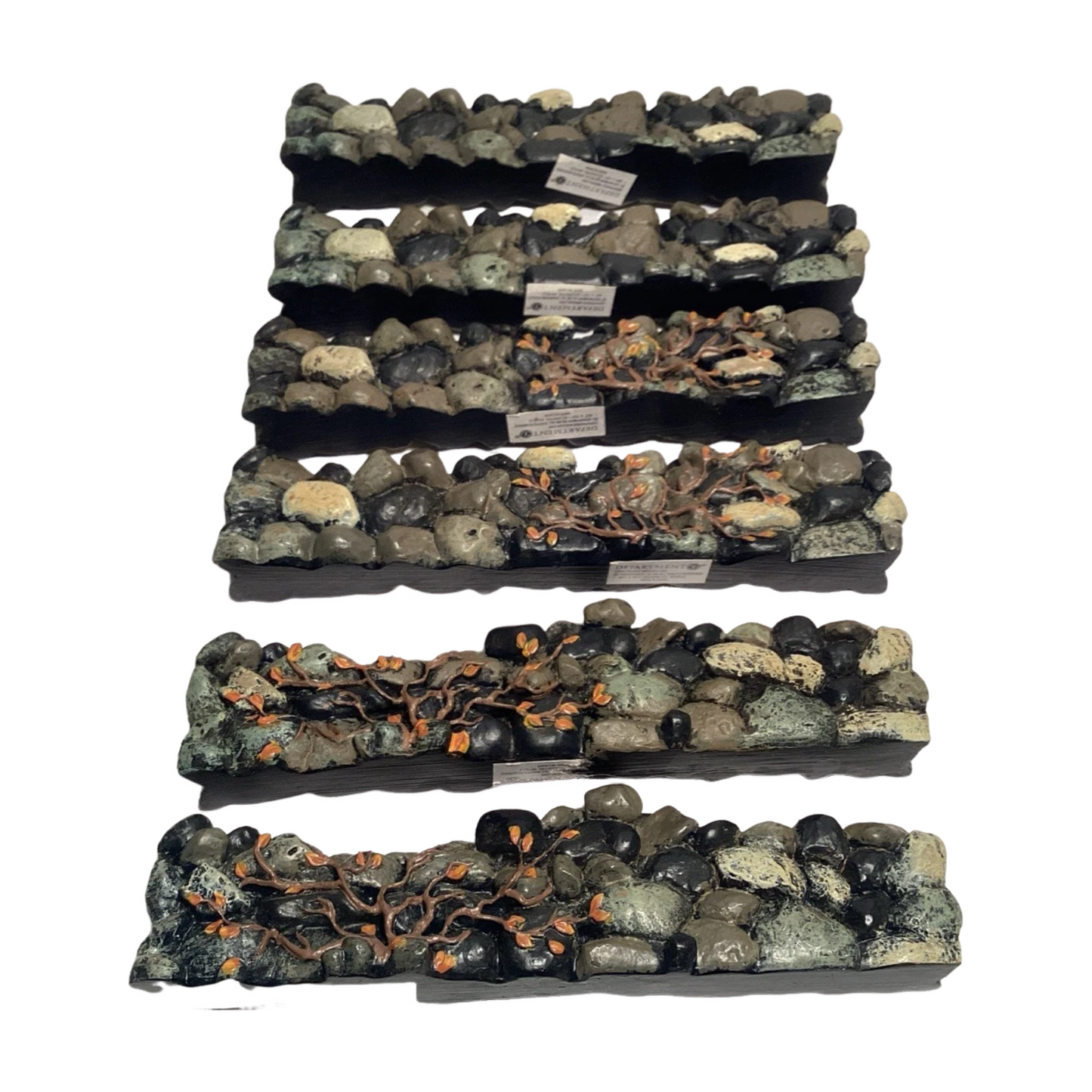 1998 “Fieldstone Wall (Set of 6)” – Department 56 Village Accessories, Item # 52717