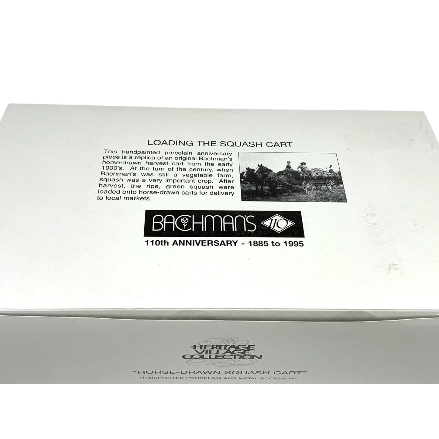 1995 Horse-Drawn Squash Cart (Department 56) 753-6