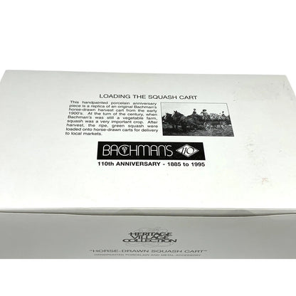 1995 Horse-Drawn Squash Cart (Department 56) 753-6