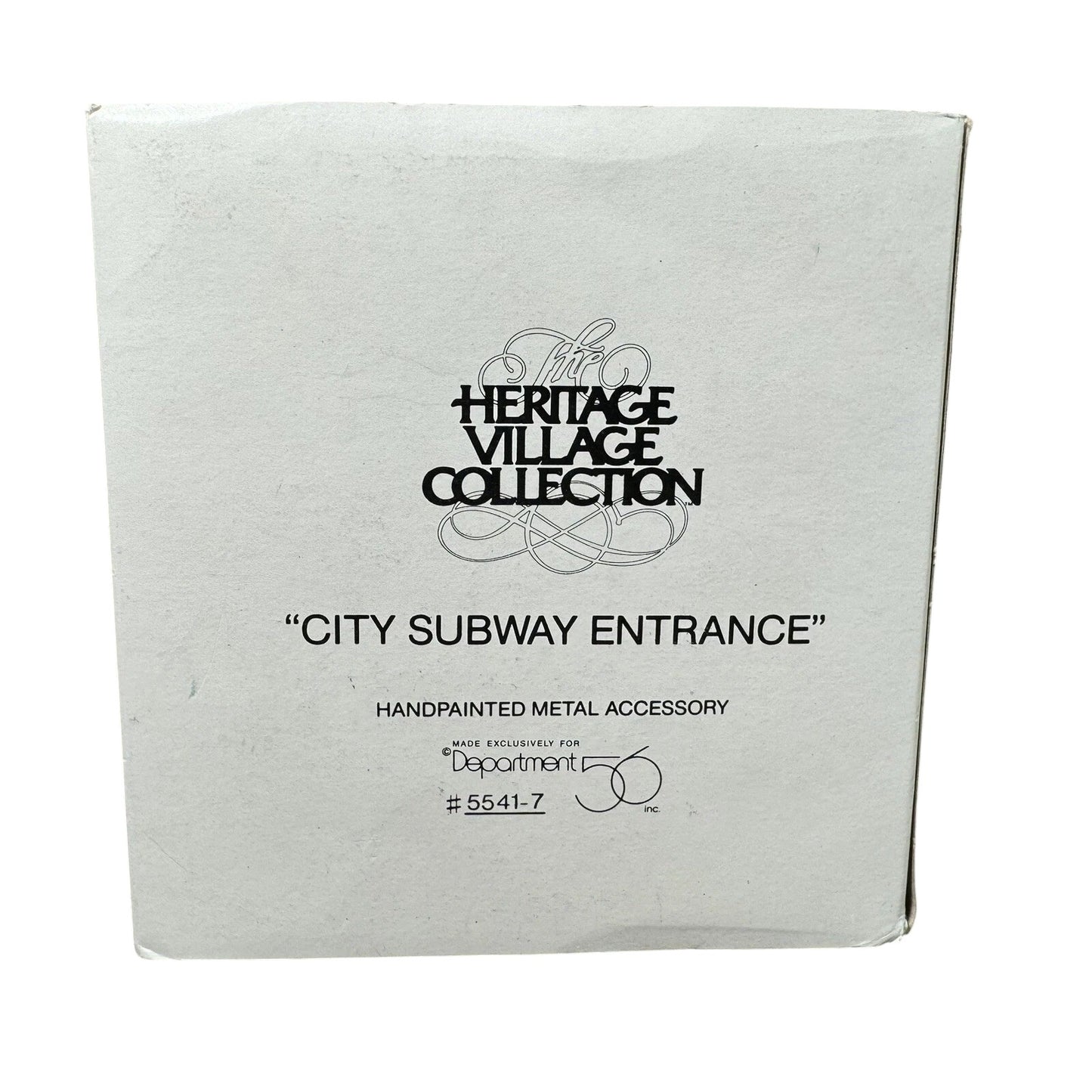 Vintage City Subway Entrance (Department 56) 1330031