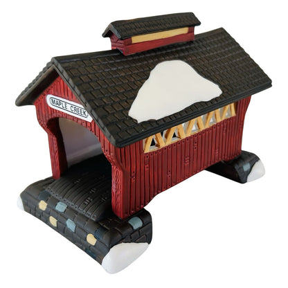 Vintage Red Covered Bridge (Department 56) 5987-0