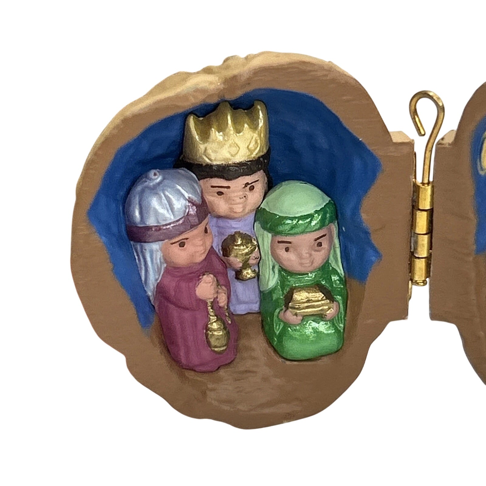 1991 Nutshell Nativity Hallmark Ornament (Vintage) QX5176