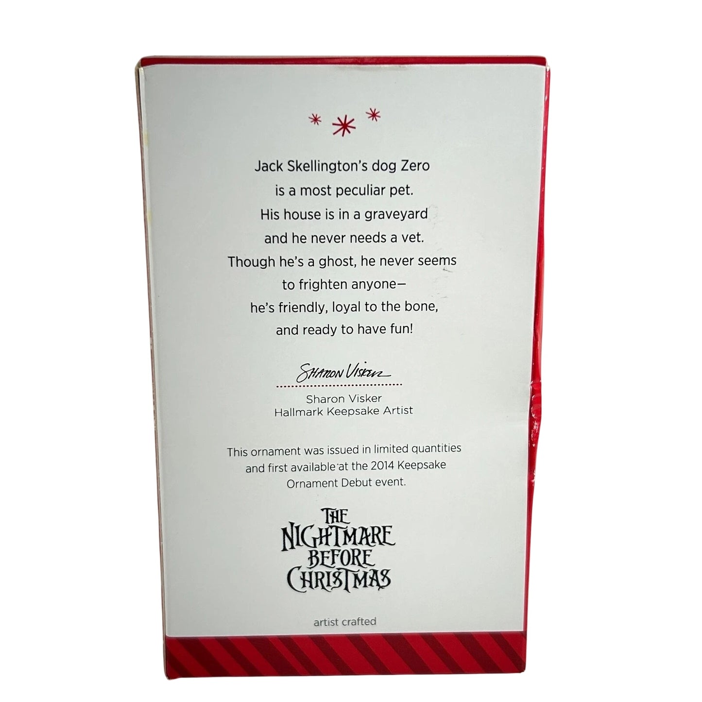 2014 Jack's Peculiar Pet Hallmark Ornament (Tim Burton's The Nightmare Before Christmas) QXE3713