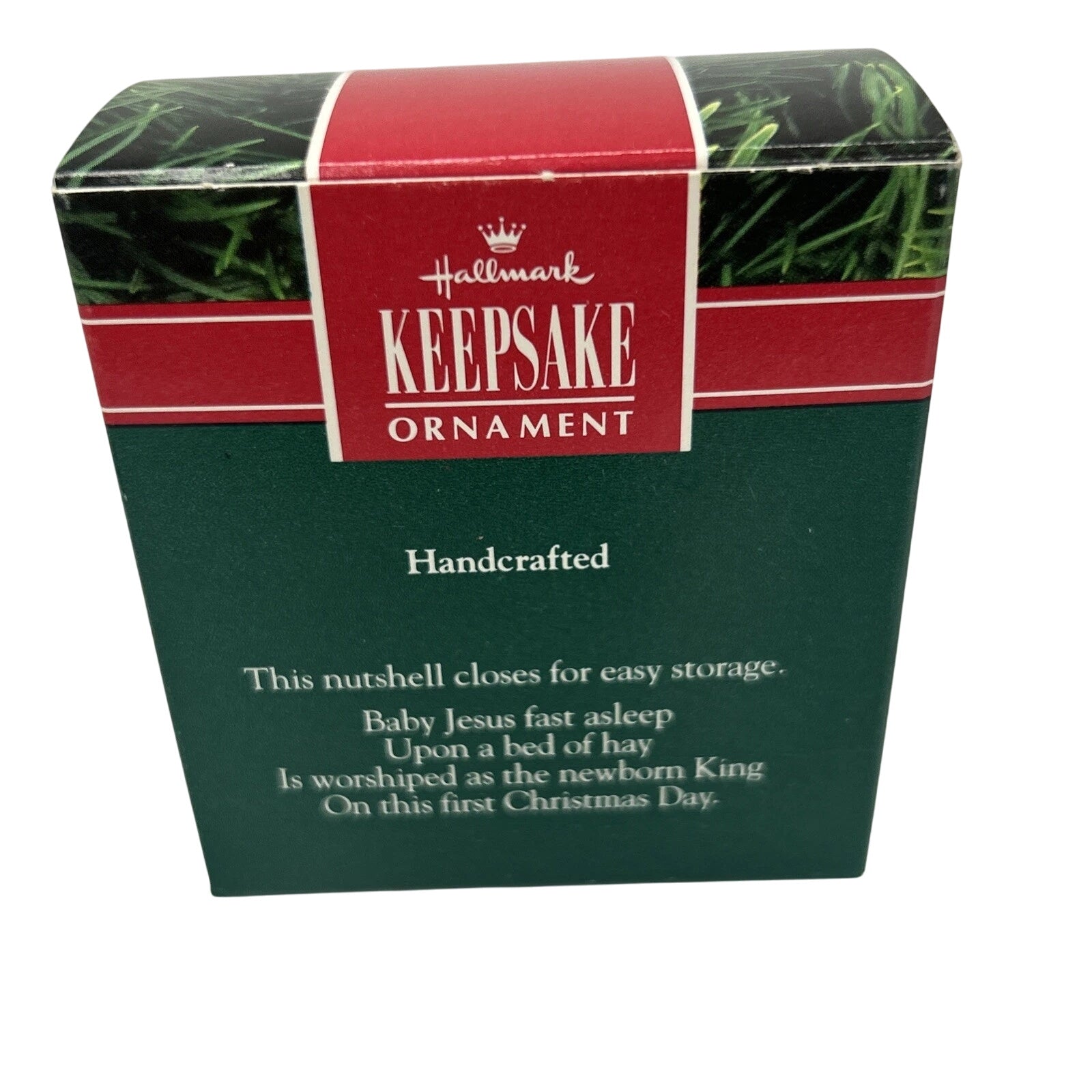 1991 Nutshell Nativity Hallmark Ornament (Vintage) QX5176