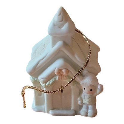 1993 Chapel - Porcelain Haning Ornament (Precious Moments) 530484