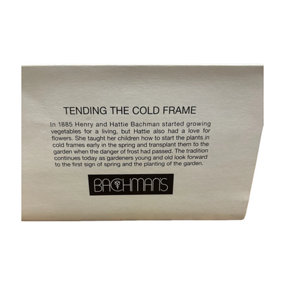 1980 Tending the Cold Frame – Department 56 – Item #2208