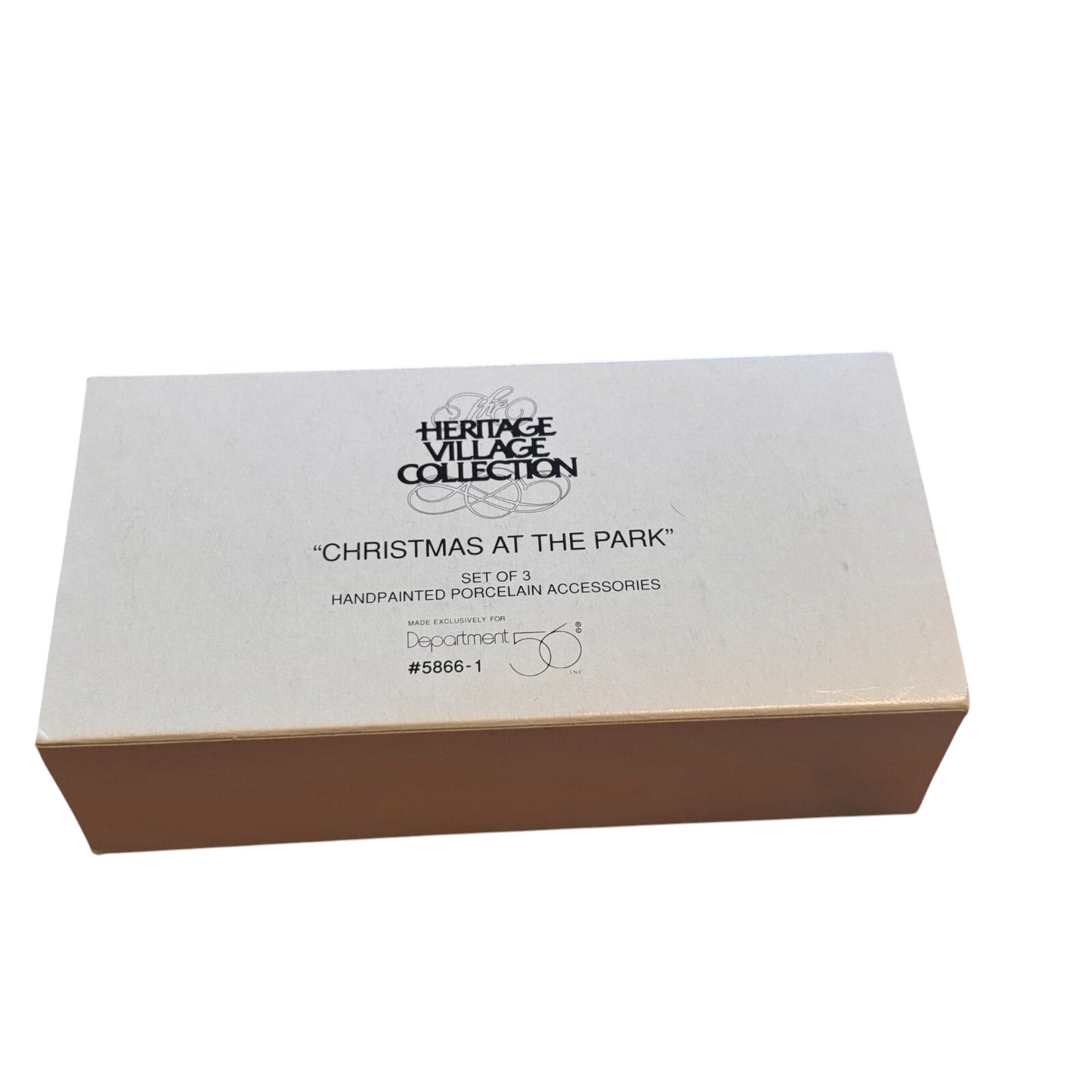 Vintage Christmas At the Park (Set of 3) (Department 56) 1448554