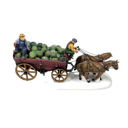 1995 Horse-Drawn Squash Cart (Department 56) 753-6