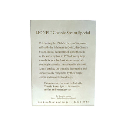 2012 Lionel Chessie Steam Special (Lionel)