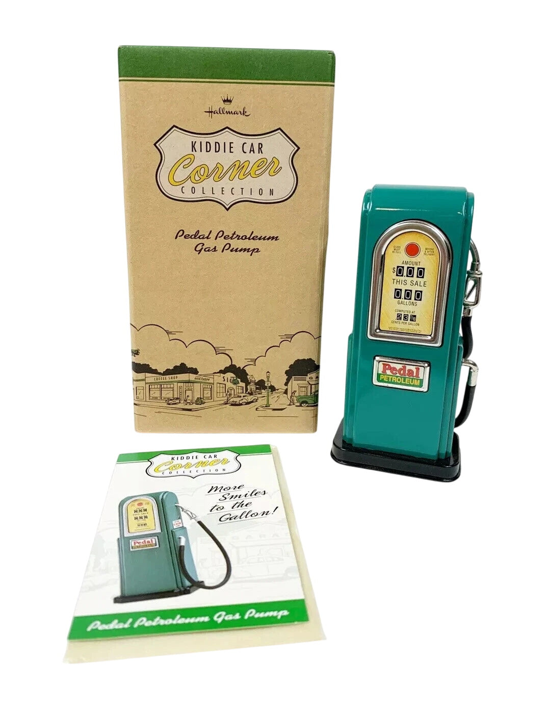 1997 Pedal Petroleum Gas Pump Hallmark Ornament (Kiddie Car Classics) QHG3602