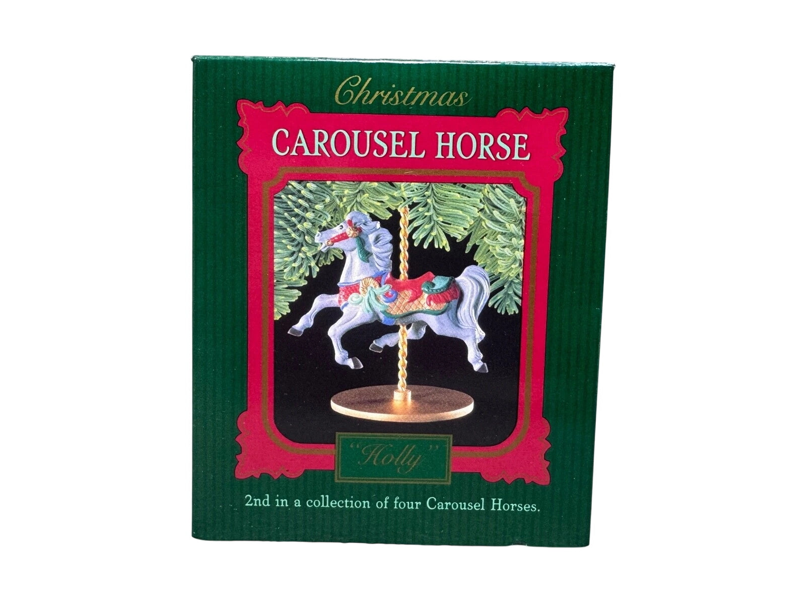 1989 Holly Hallmark Ornament (Christmas Carousel Horse) XPR9722