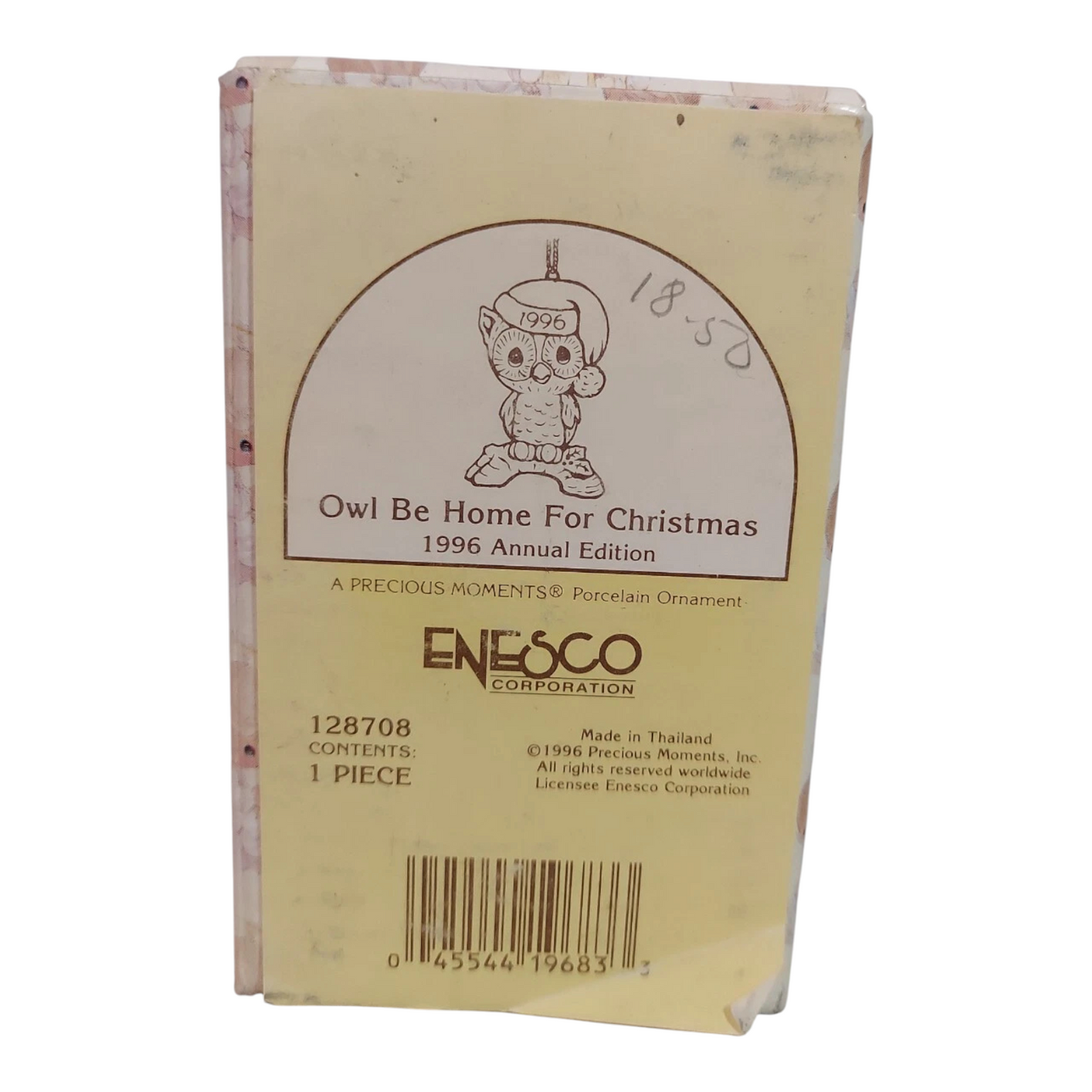 1996 Owl Be Home For Christma (Precious Moments) 128708