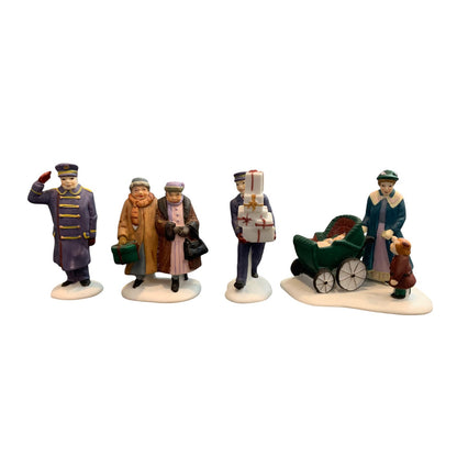 Vintage Busy Sidewalks (Set of 4) (Department 56) 1327689