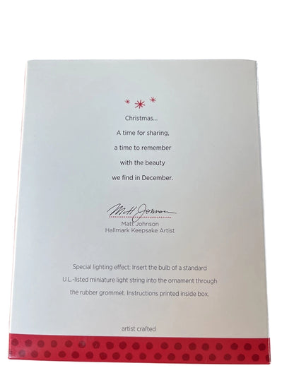 2013 A December To Remember Hallmark Ornament (Snowmen) QXG1042