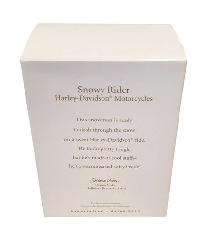 2012 Snowy Rider Hallmark Ornament (Harley-Davidson) QXI2084