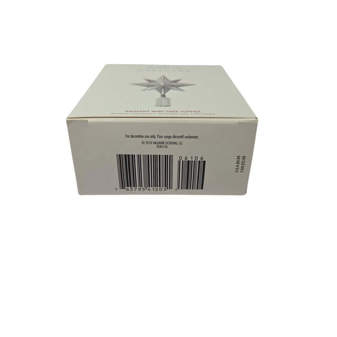 2018 Radiant Mini Tree Topper Hallmark Ornament (Tree Topper) QSB6106