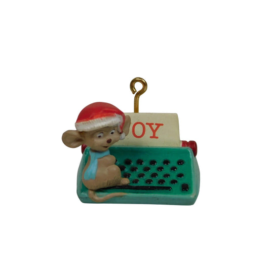1990 Type of Joy Hallmark Ornament (Mouse) QXM5646