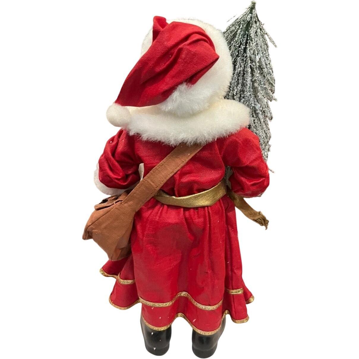 "A Tree for the Children" Santa Collection: Festive Santa Claus Figurine for Holiday Decor