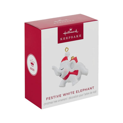 2025 Festive White Elephant (Miniature)