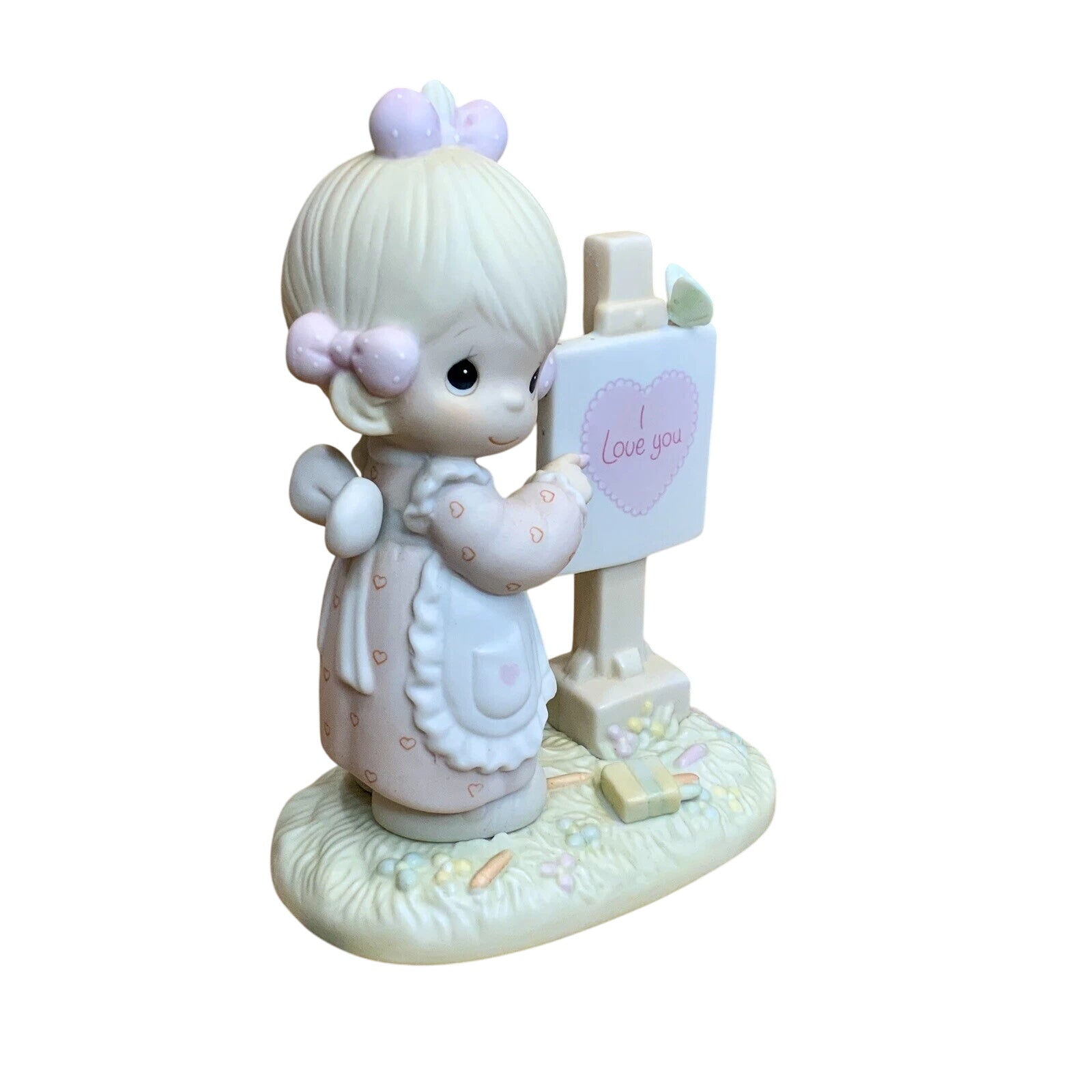 Adorable Figurine: Girl, Boy, and Bird - Perfect Collectible