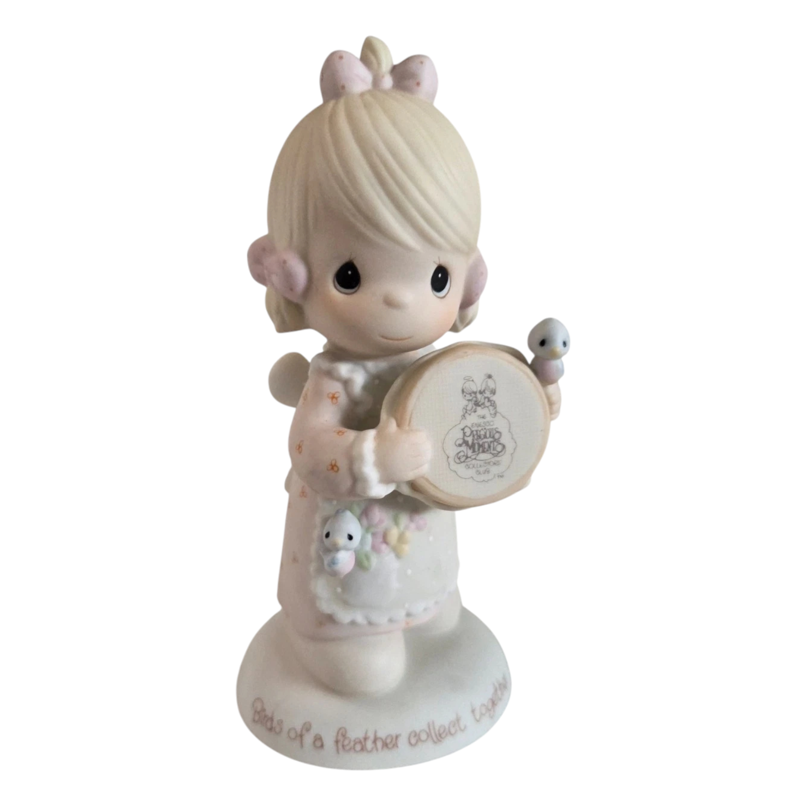 Adorable Precious Moments Girl Figurine: Heartwarming Porcelain Bisque