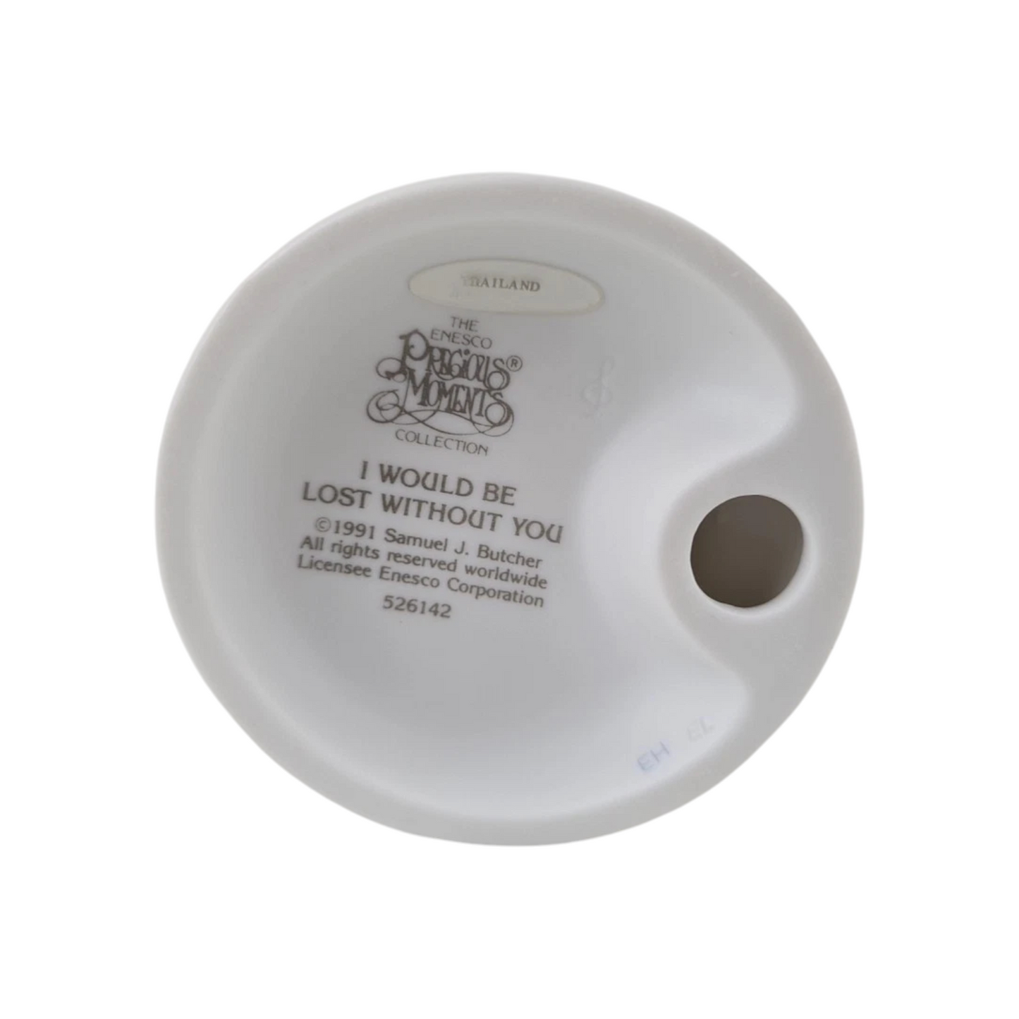 Adventure Themed Precious Moment: Map, Girl & Little Girl - Perfect Porcelain Figurine for Collection or Gift