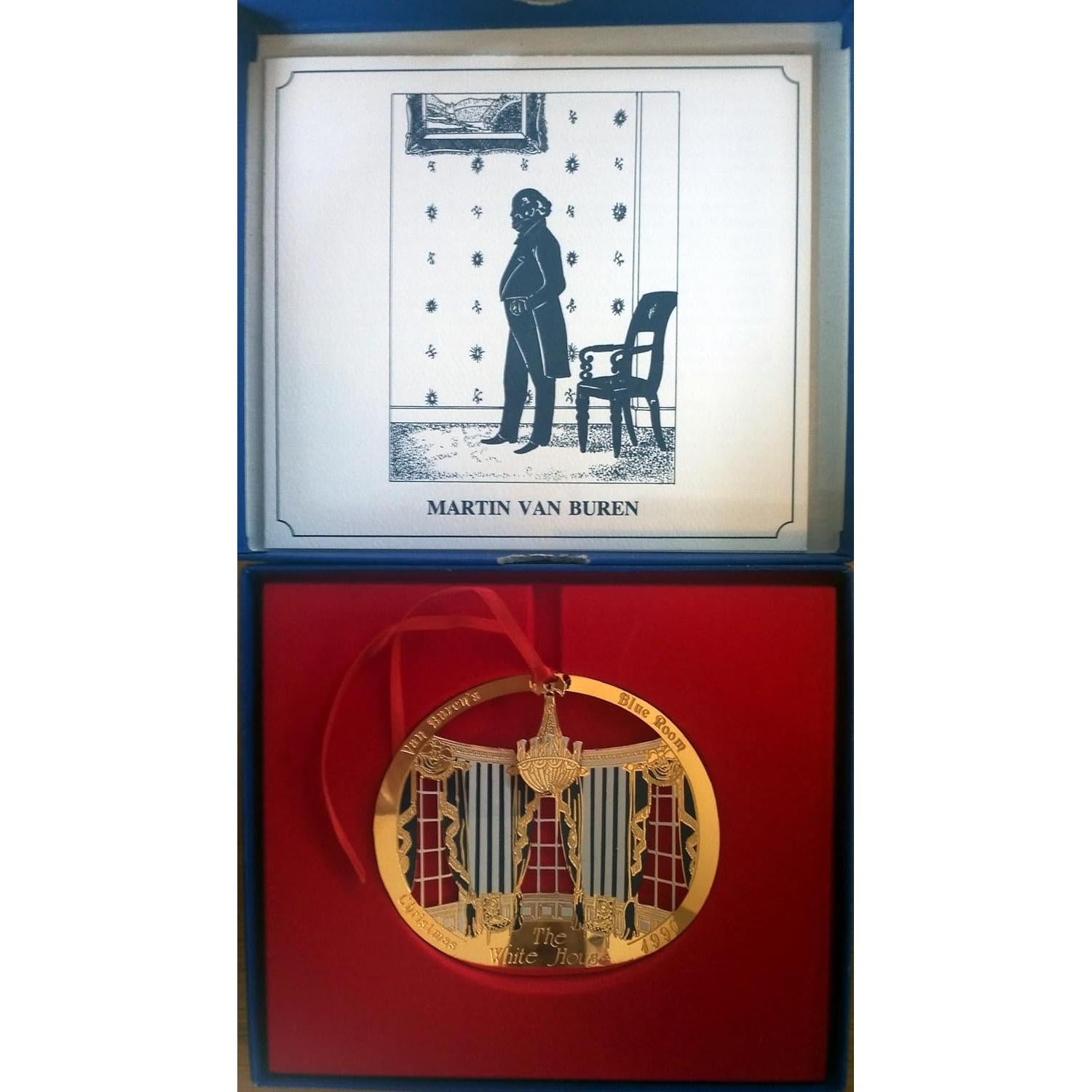 B00AAFX75U 1990 White House Christmas Ornament (White House) Image1