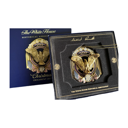 Calvin Coolidge Inspired 2015 Ornament with White House Silhouette