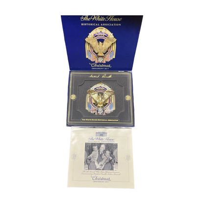 Calvin Coolidge Inspired 2015 Ornament with White House Silhouette