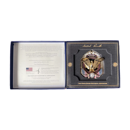 Calvin Coolidge Inspired 2015 Ornament with White House Silhouette