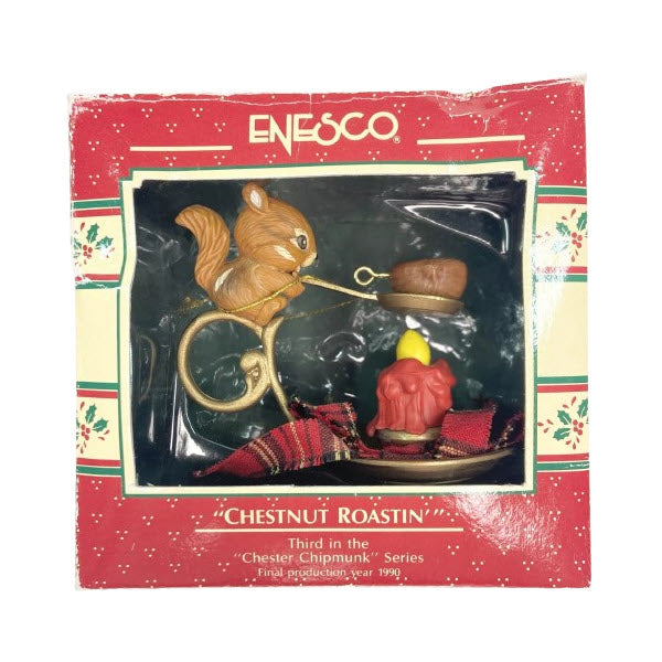 Chestnut Roastin' Enesco Ornament (Chester Chipmunk) 562912
