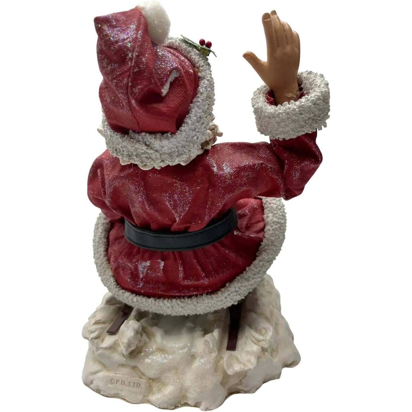 Clothtique 2000 Possible Dream Santa's Snow Day Xmas Figure - Festive Holiday Decor