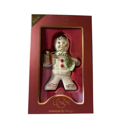 Delightful Lenox 2012 Snowman Ornament - Fast Delivery