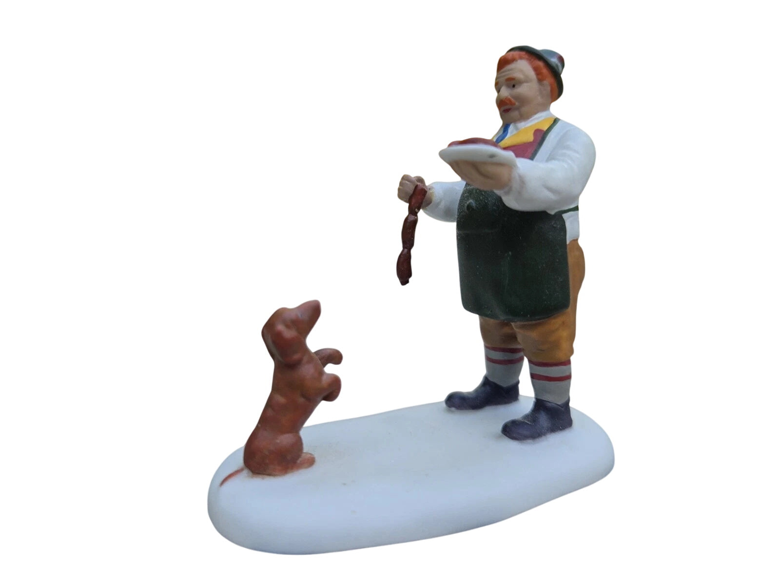 Department 56 Alpine Village "Wursts for the Dachshund" Accessory Figurine - Charming Holiday Decor