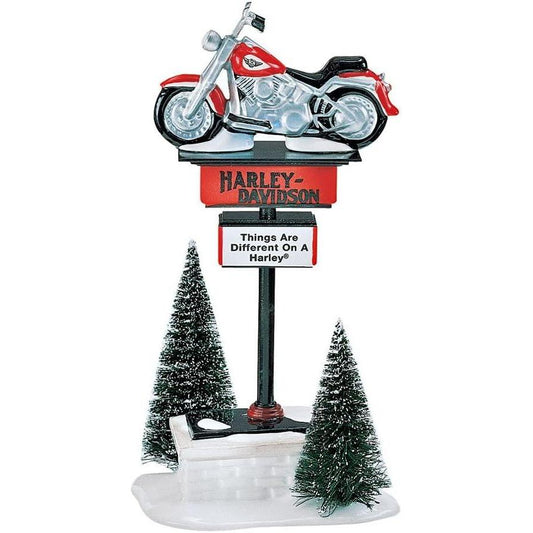 54901 Vintage Harley-Davidson Sign - Snow Village (Department 56) Image1