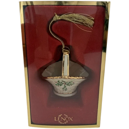 Elegant Porcelain Jar Ornament for Holiday Decor