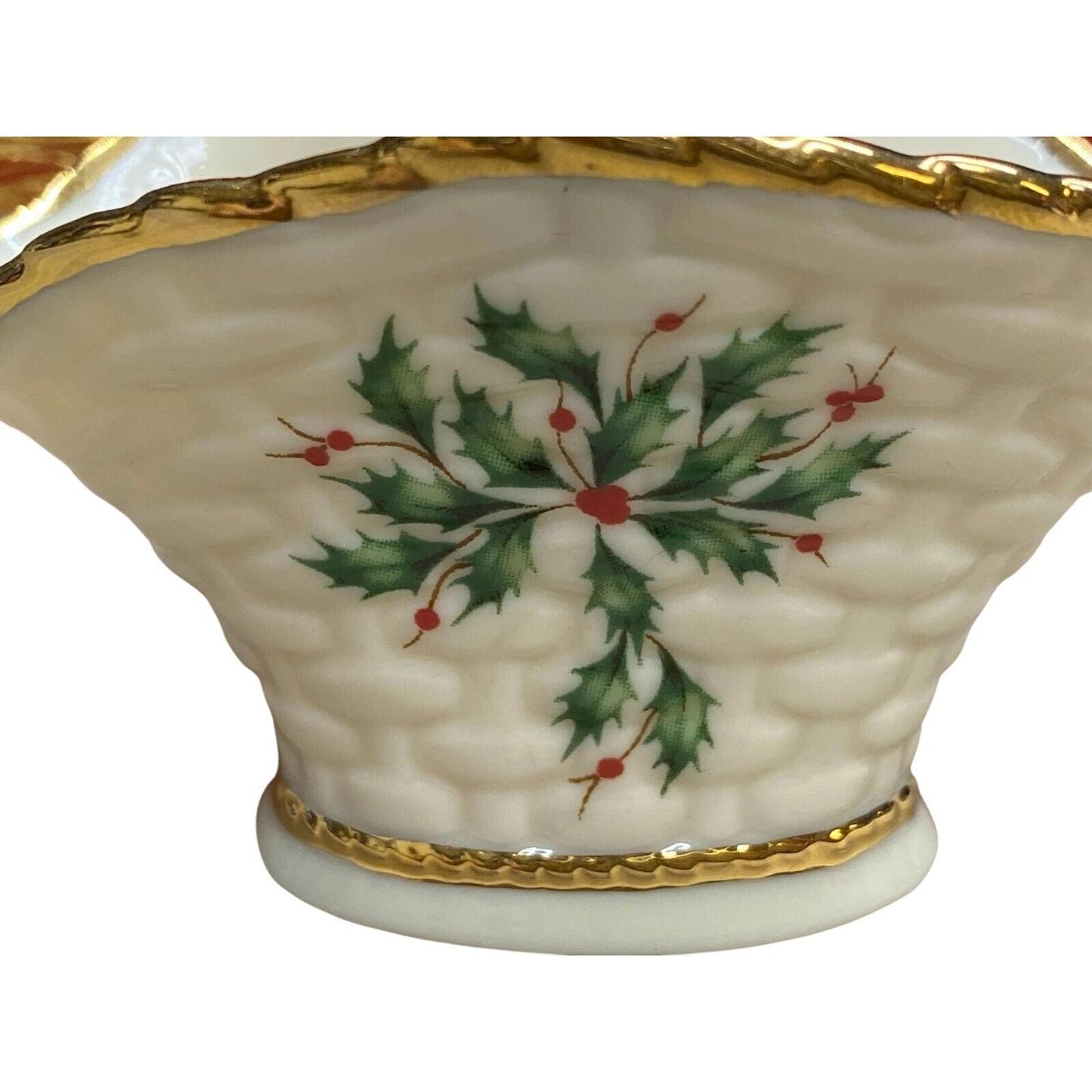 Elegant Porcelain Jar Ornament for Holiday Decor