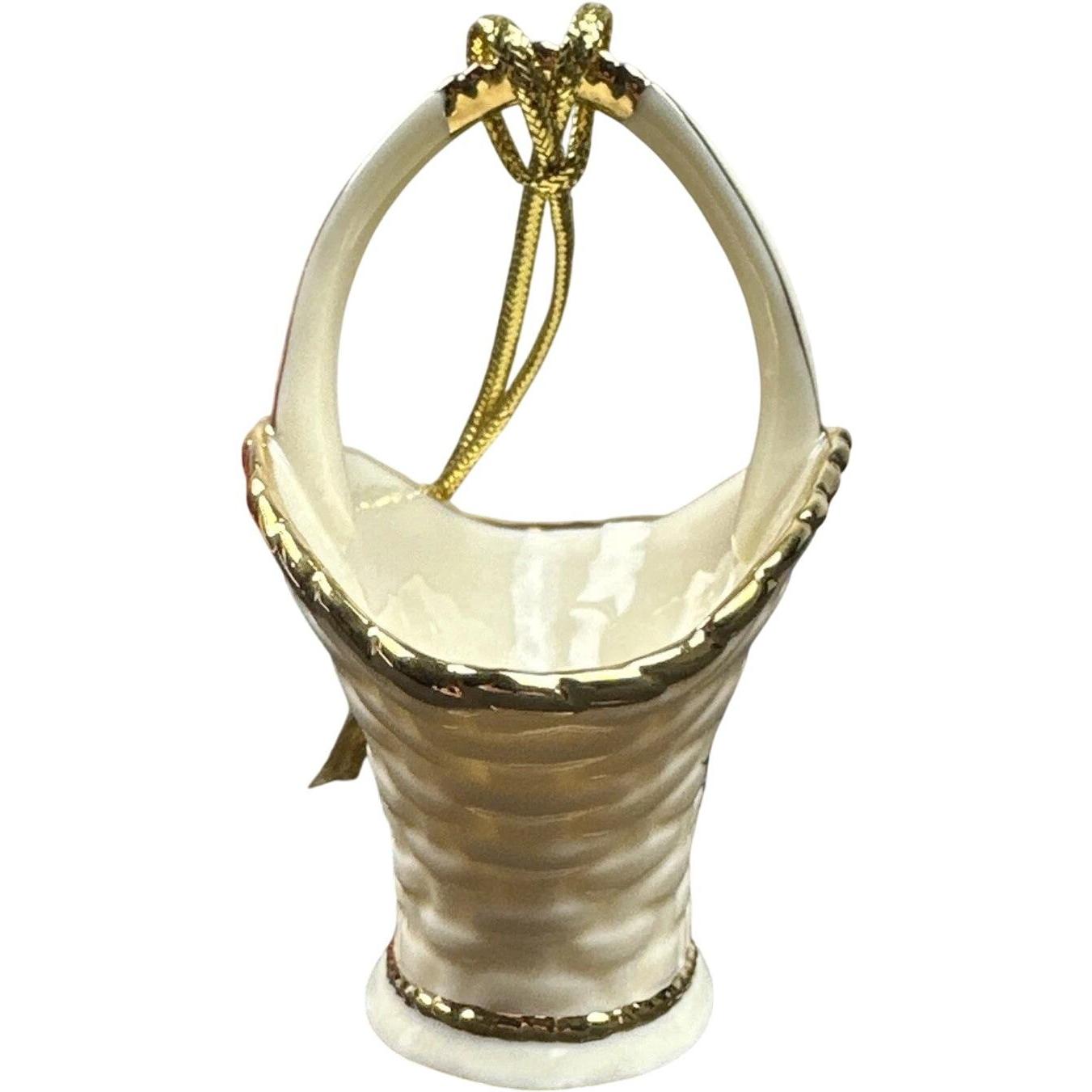 Elegant Porcelain Jar Ornament for Holiday Decor