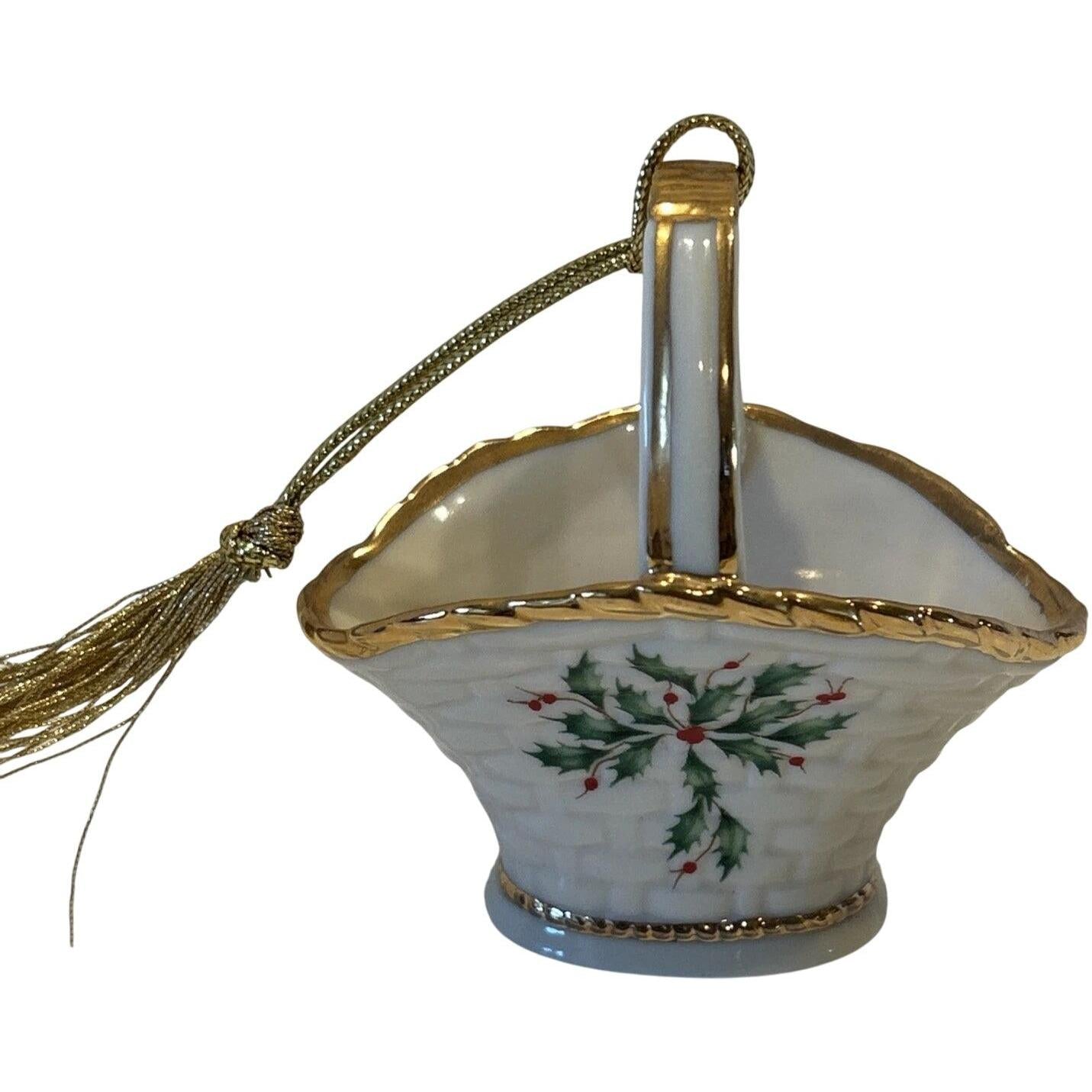 Elegant Porcelain Jar Ornament for Holiday Decor