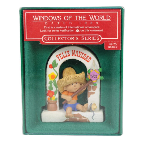 Feliz Navidad Hallmark Ornament (Windows of the World) QX4902