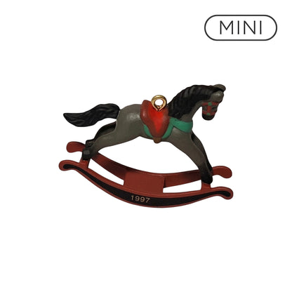 1997 Grey with Black Mane and Tail (Miniature Rocking Horse)