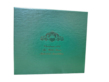 Gold-Plated White House Christmas Ornament - President Franklin Pierce Tribute