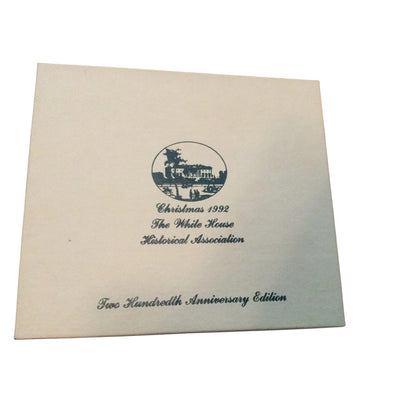 1992 White House Historical Association Ornament - Bicentennial of the White House Cornerstone