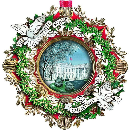 2013 White House Christmas Ornament (White House) Image1