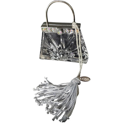 Lenox Lead Crystal "On the Town Handbag" Ornament - Silver-Tone Finish