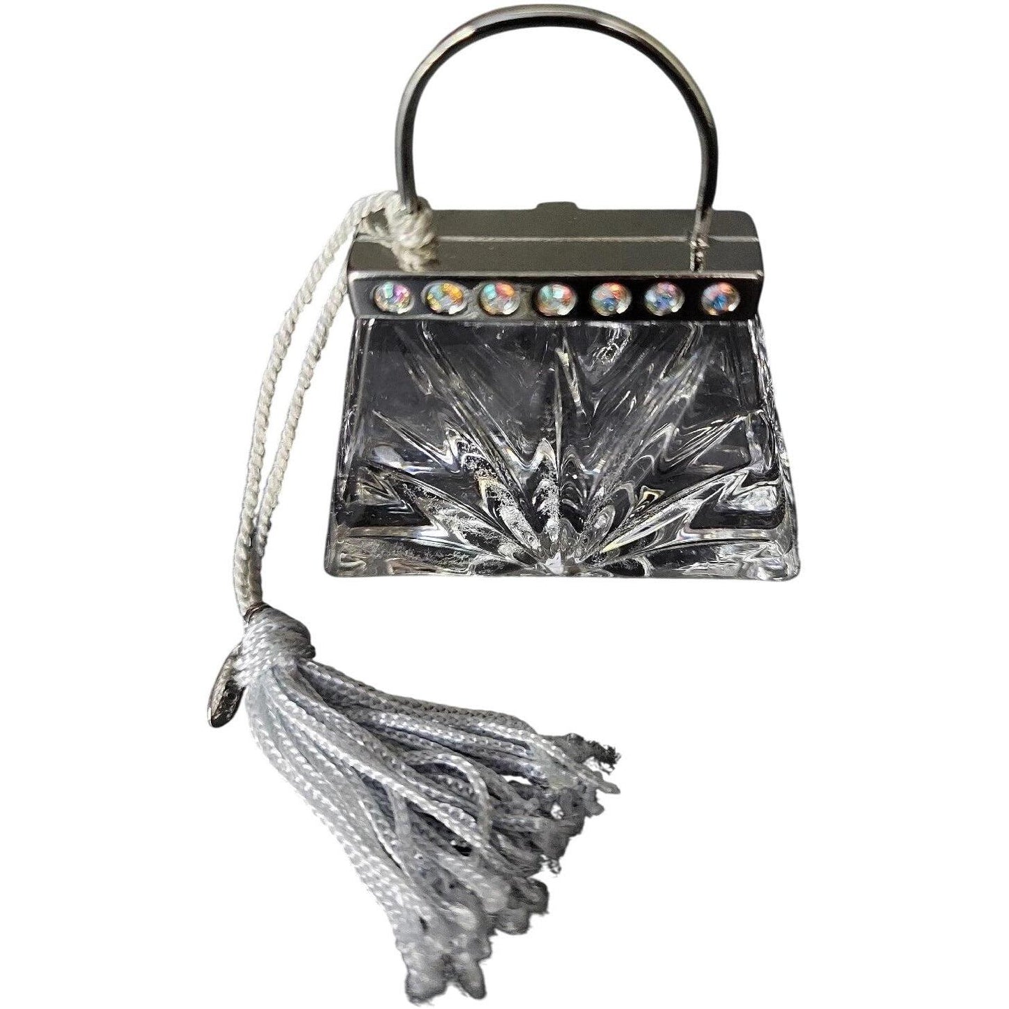 Lenox Lead Crystal "On the Town Handbag" Ornament - Silver-Tone Finish